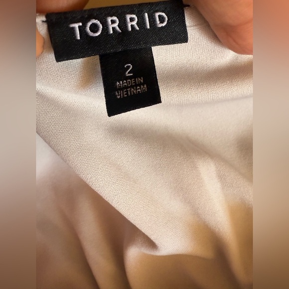 Torrid Fallover Floral Chiffon Cowl Neck Dress Women Plus Size 2X Cottagecore - Picture 12 of 16